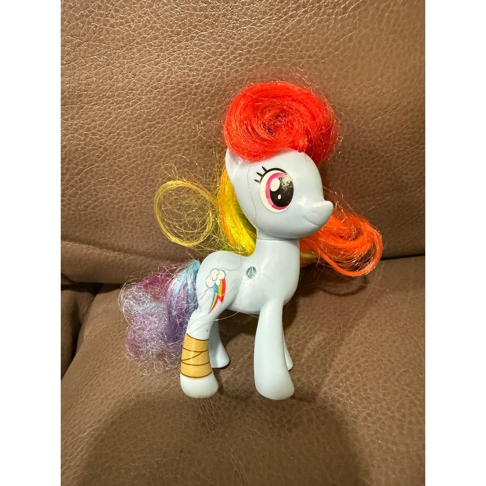 My Little Pony Rainbow Dash Figure Blue‎ Pegasus Bandage Detail Hasbro MLP G4